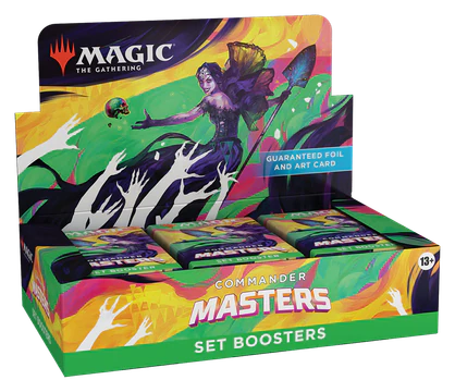 Commander Masters Set Booster Display